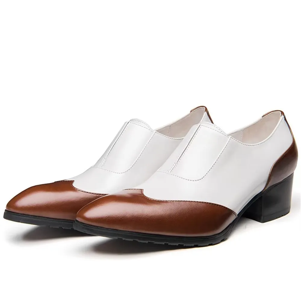 Chic Pointed Toe Slip-on Dress Shoes