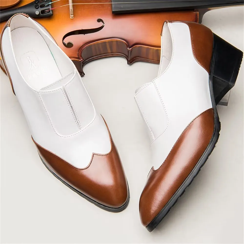 Chic Pointed Toe Slip-on Dress Shoes