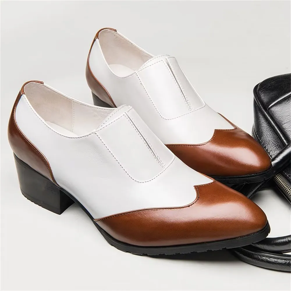 Chic Pointed Toe Slip-on Dress Shoes