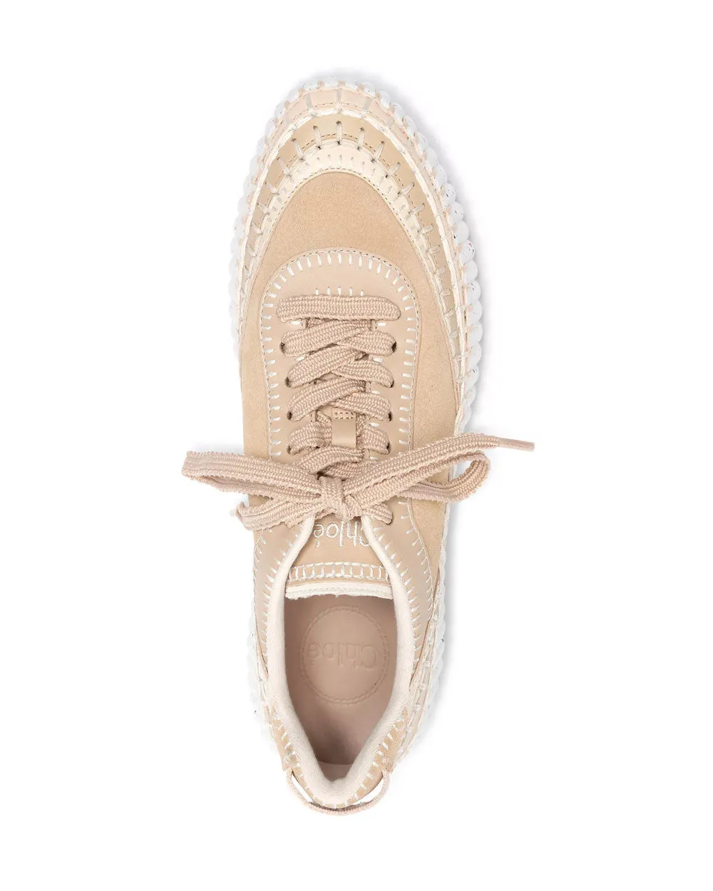 Chloe Nama Sneaker in Beige