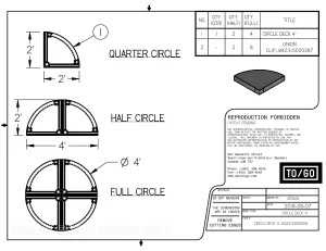 Circular Deck Kits