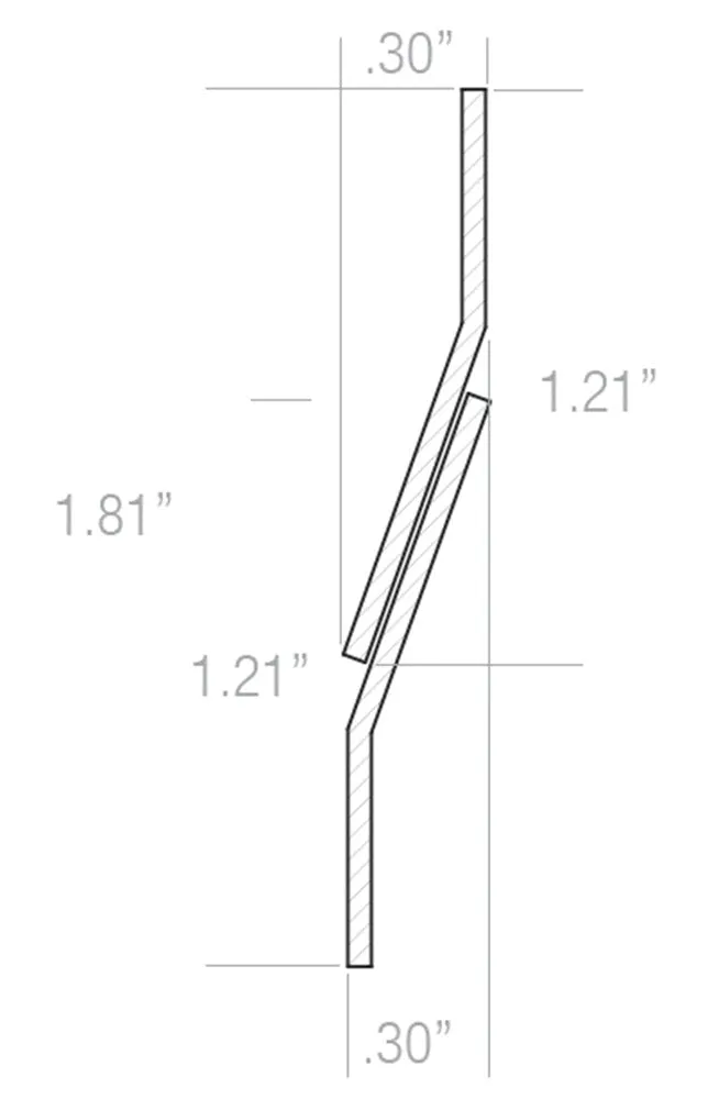 Cleat Flare 45 inch - pair