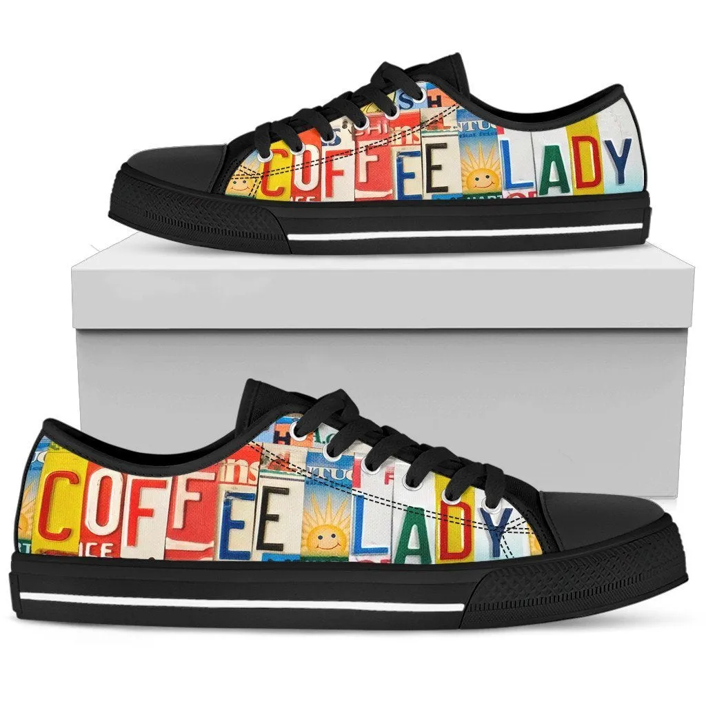 Coffee Lady Low Top Shoes