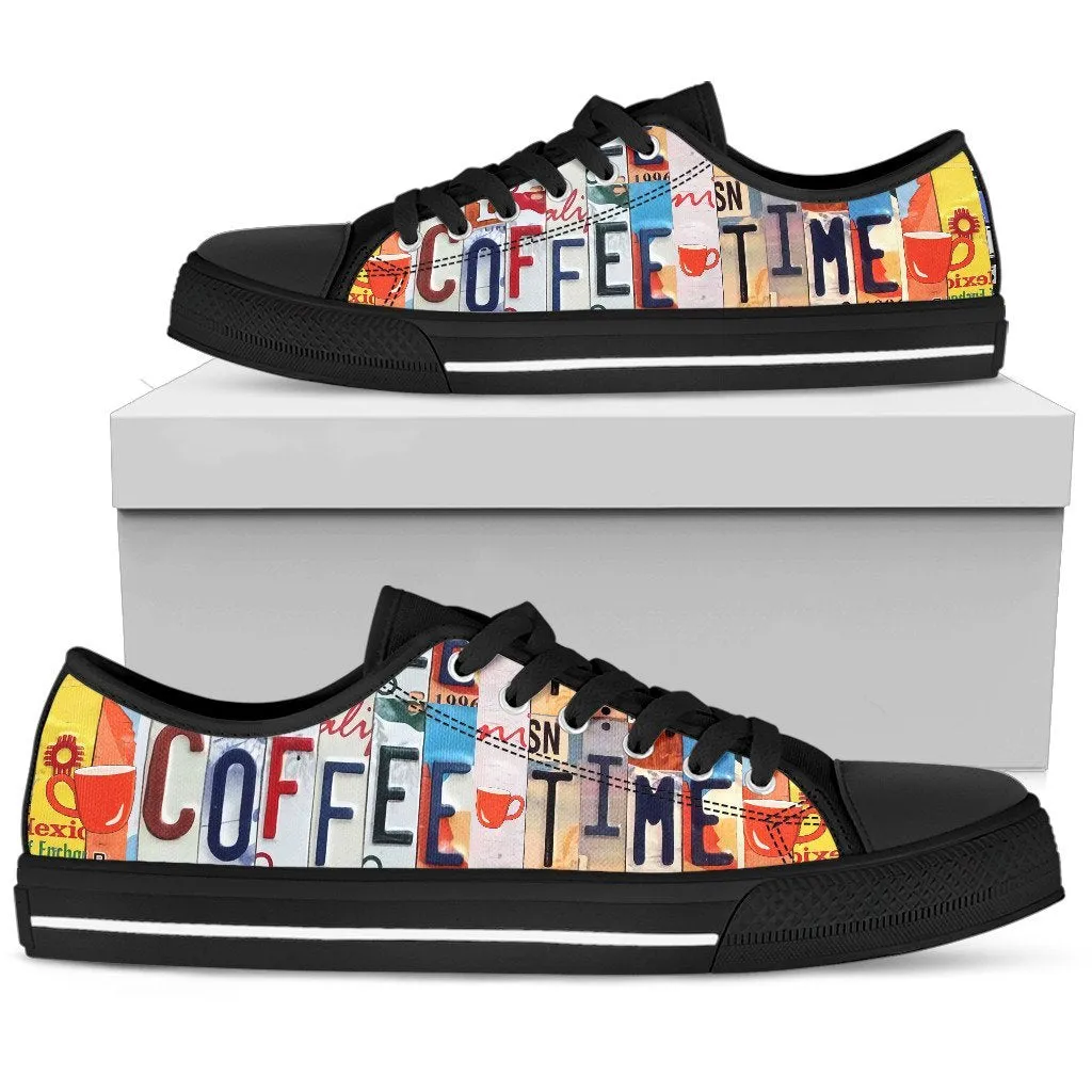 Coffee Time Low Top Shoes