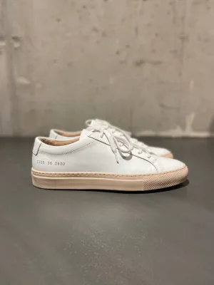 COMMON PROJECTS 3835 ACHILLES CONTRAST SOLE WHITE/NUDE