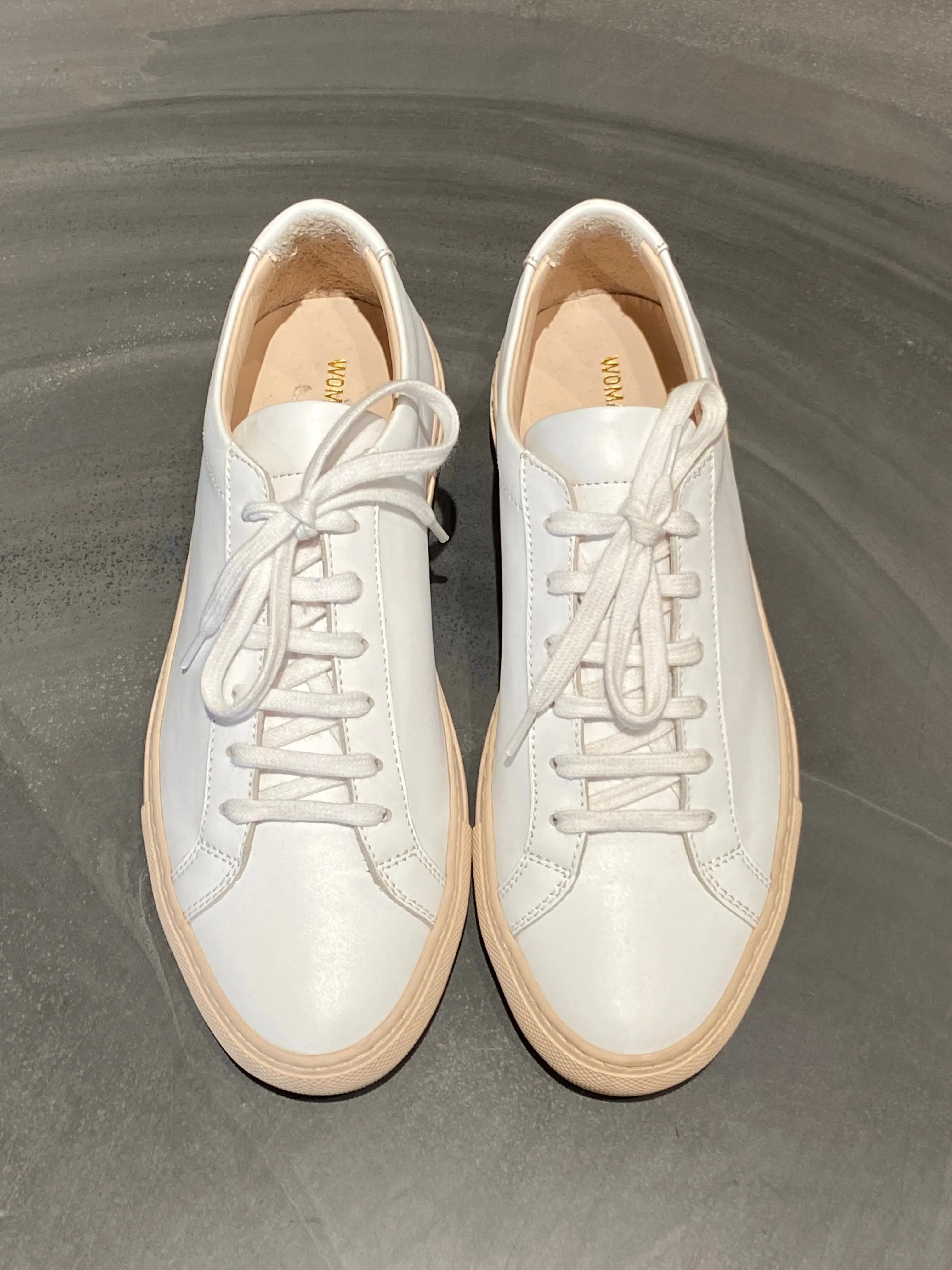 COMMON PROJECTS 3835 ACHILLES CONTRAST SOLE WHITE/NUDE