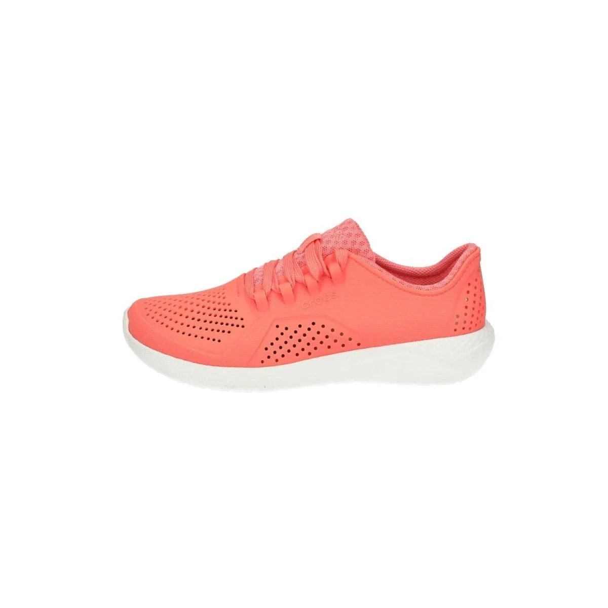 Crocs Literide Pacer Low-Top Sneakers Rubber Orange Colour For Women