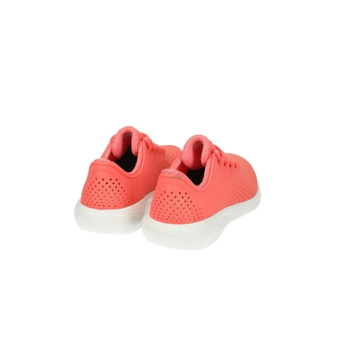 Crocs Literide Pacer Low-Top Sneakers Rubber Orange Colour For Women