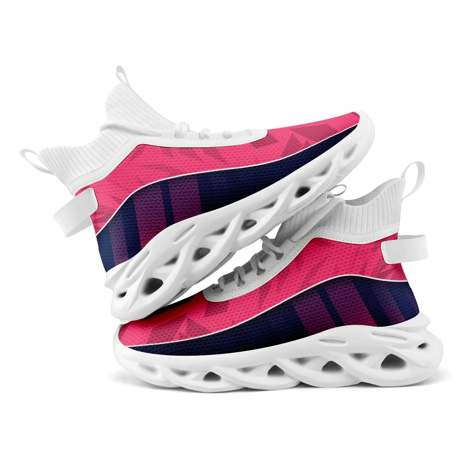 Custom Blue Pink Maxsoul Shoes Personalized Sneaker FN029A-D020158-1