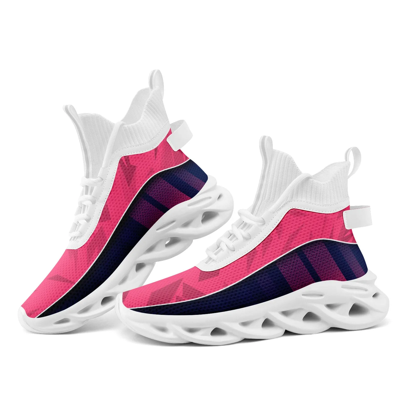 Custom Blue Pink Maxsoul Shoes Personalized Sneaker FN029A-D020158-1