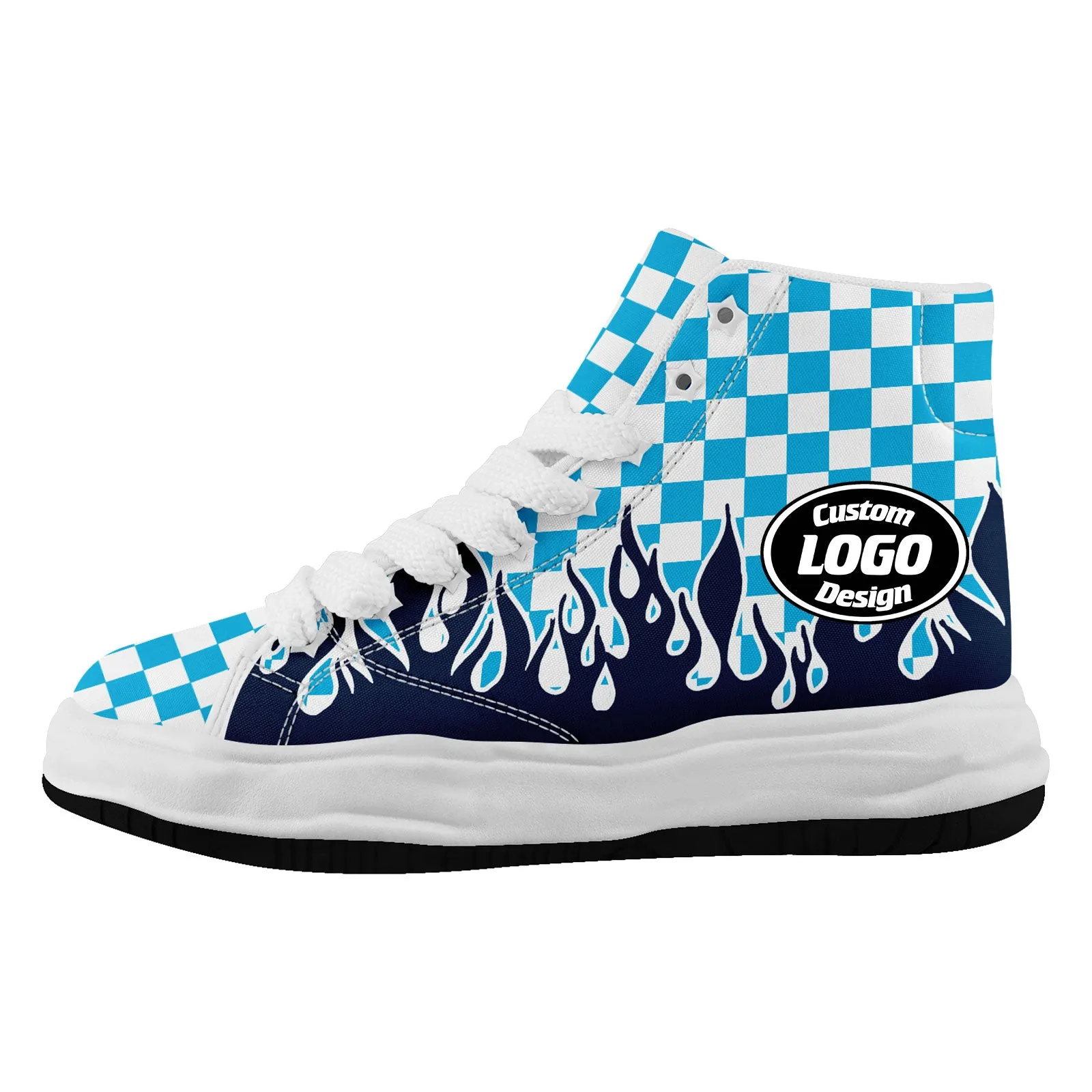 Custom Blue White Tennessee Firesoul Shoes Personalized Sneaker FN039-D020272-32