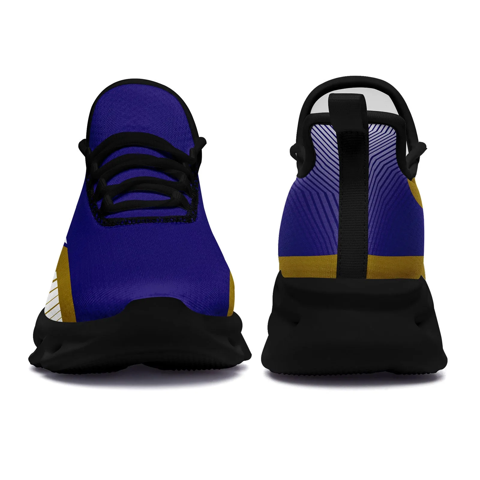 Custom Purple Yellow Baltimore Maxsoul Shoes Personalized Sneaker FN003-D020325-2