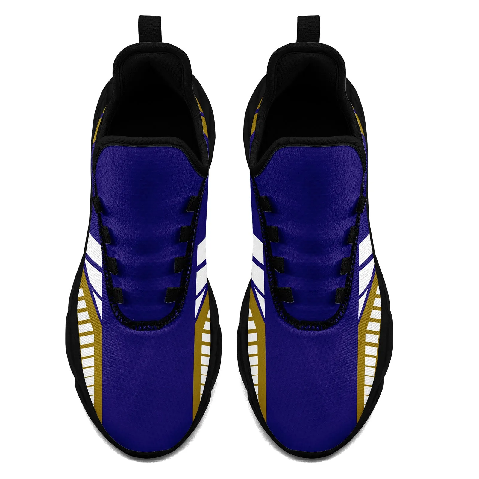 Custom Purple Yellow Baltimore Maxsoul Shoes Personalized Sneaker FN003-D020325-2