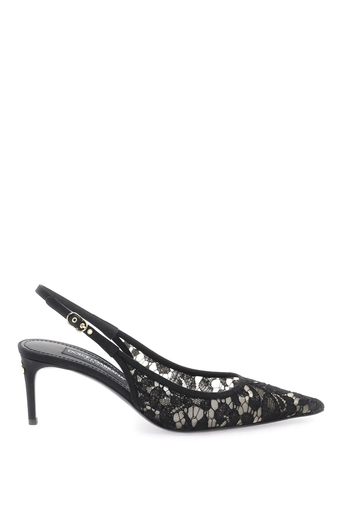 Dolce & gabbana lace slingback pumps