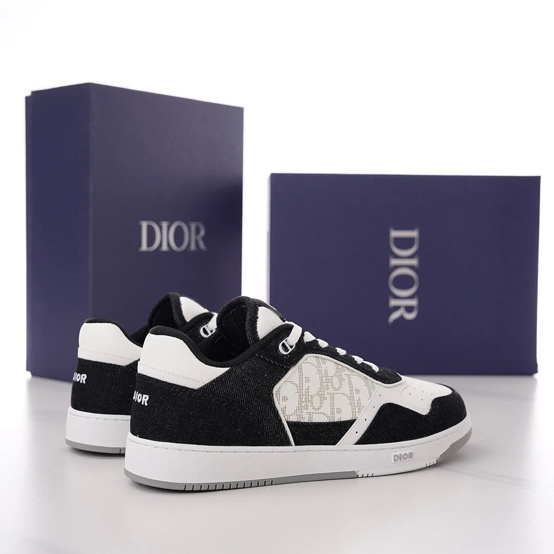 DOR B27 Low-Top Black and White Sneakers-120