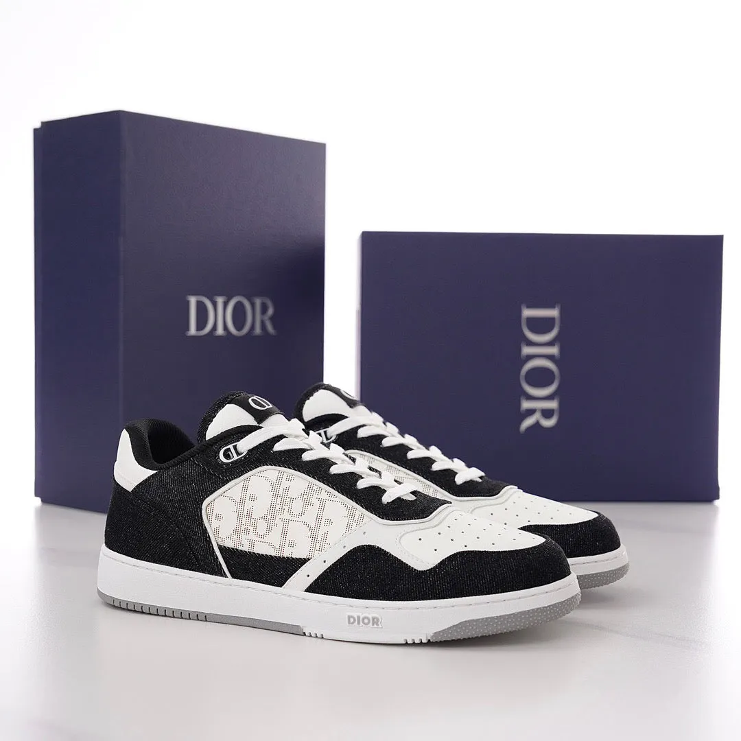 DOR B27 Low-Top Black and White Sneakers-120