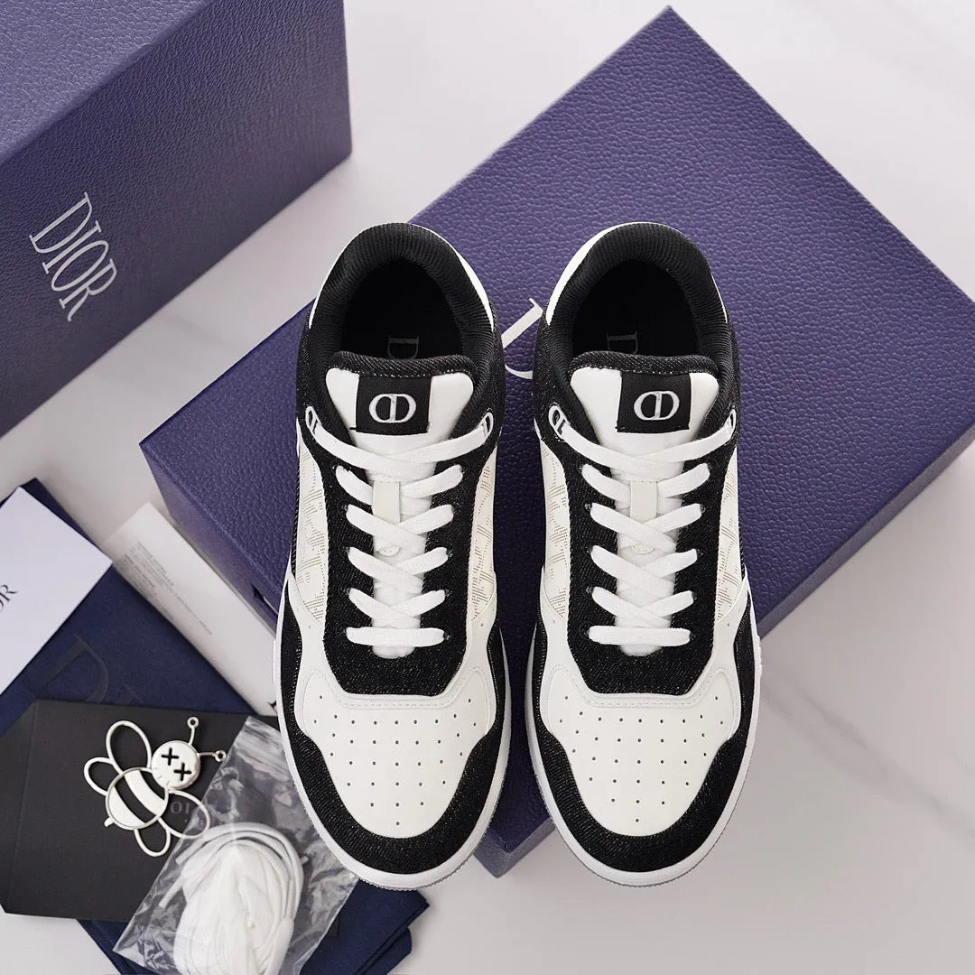 DOR B27 Low-Top Black and White Sneakers-120