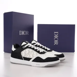 DOR B27 Low-Top Black and White Sneakers-120