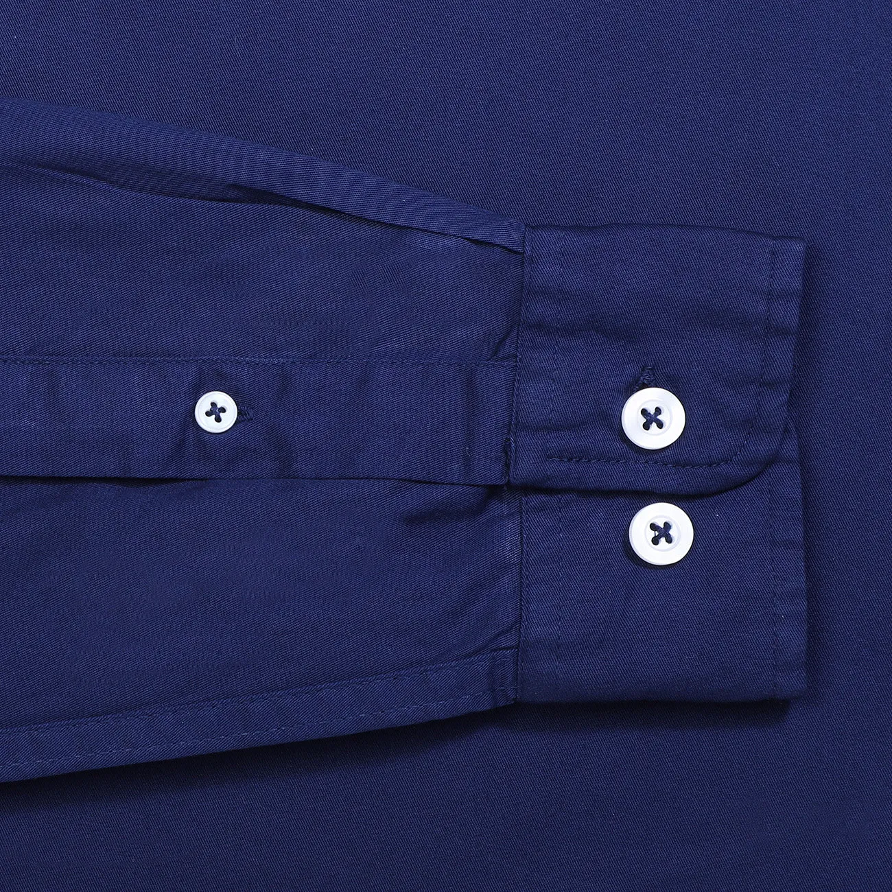 Electric Navy Twill Slim Fit Shirt