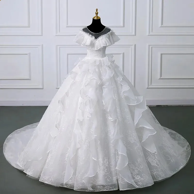 Elegant Ball Gown A-line Wedding Dress