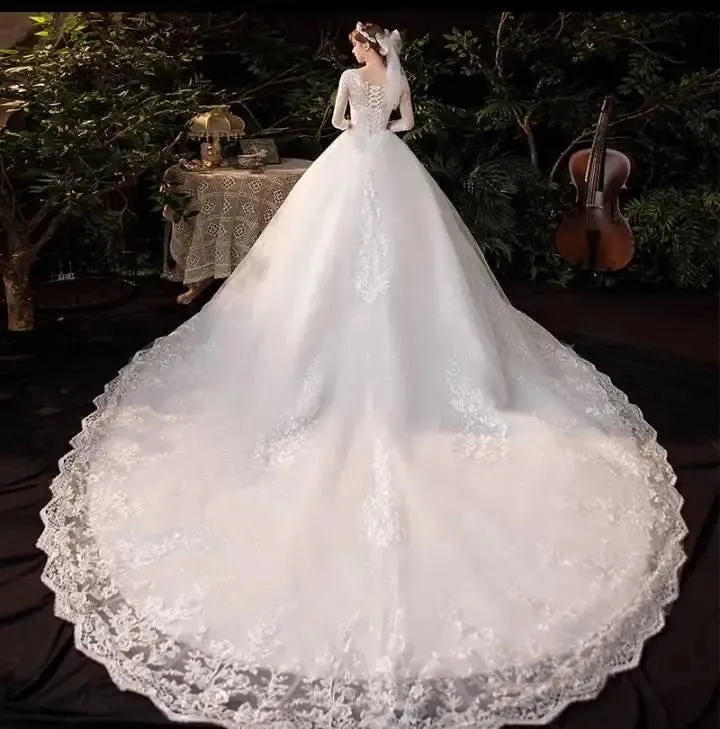 Elegant Ball Gown A-line Wedding Dress