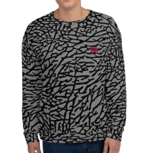 Elephant Print Crewneck