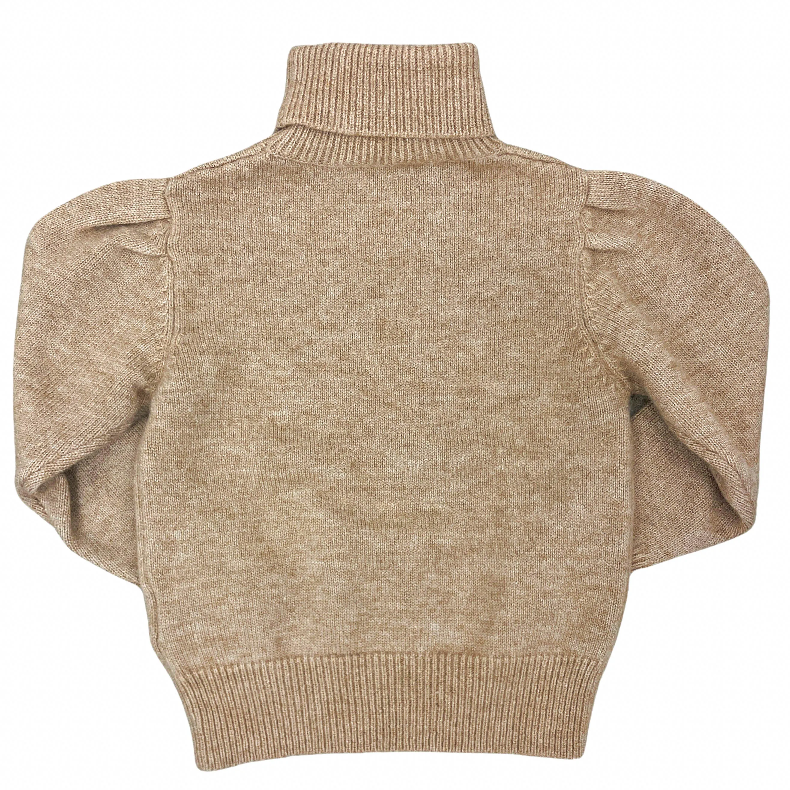 Eleventy Kids Turtleneck in Camel