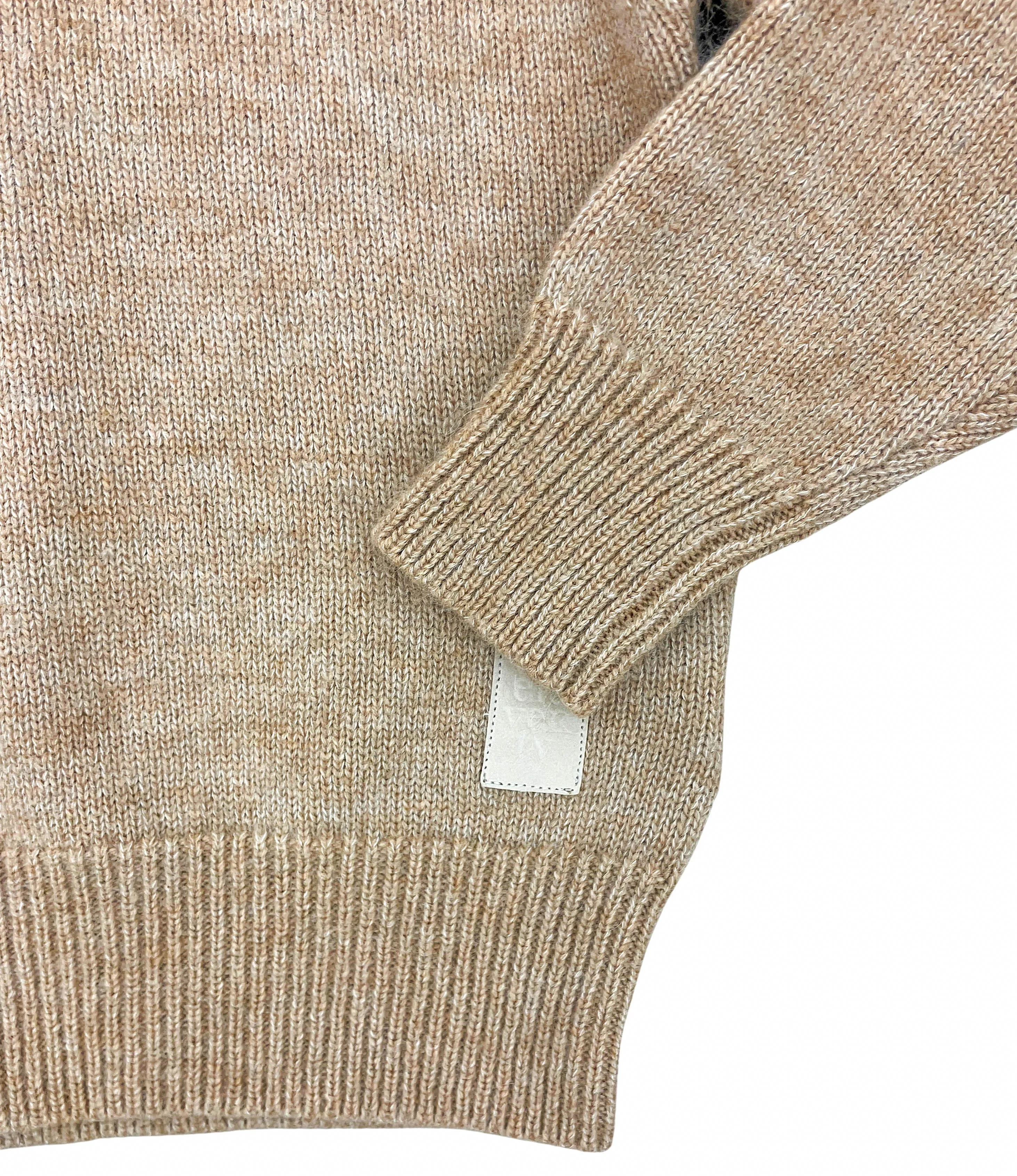 Eleventy Kids Turtleneck in Camel