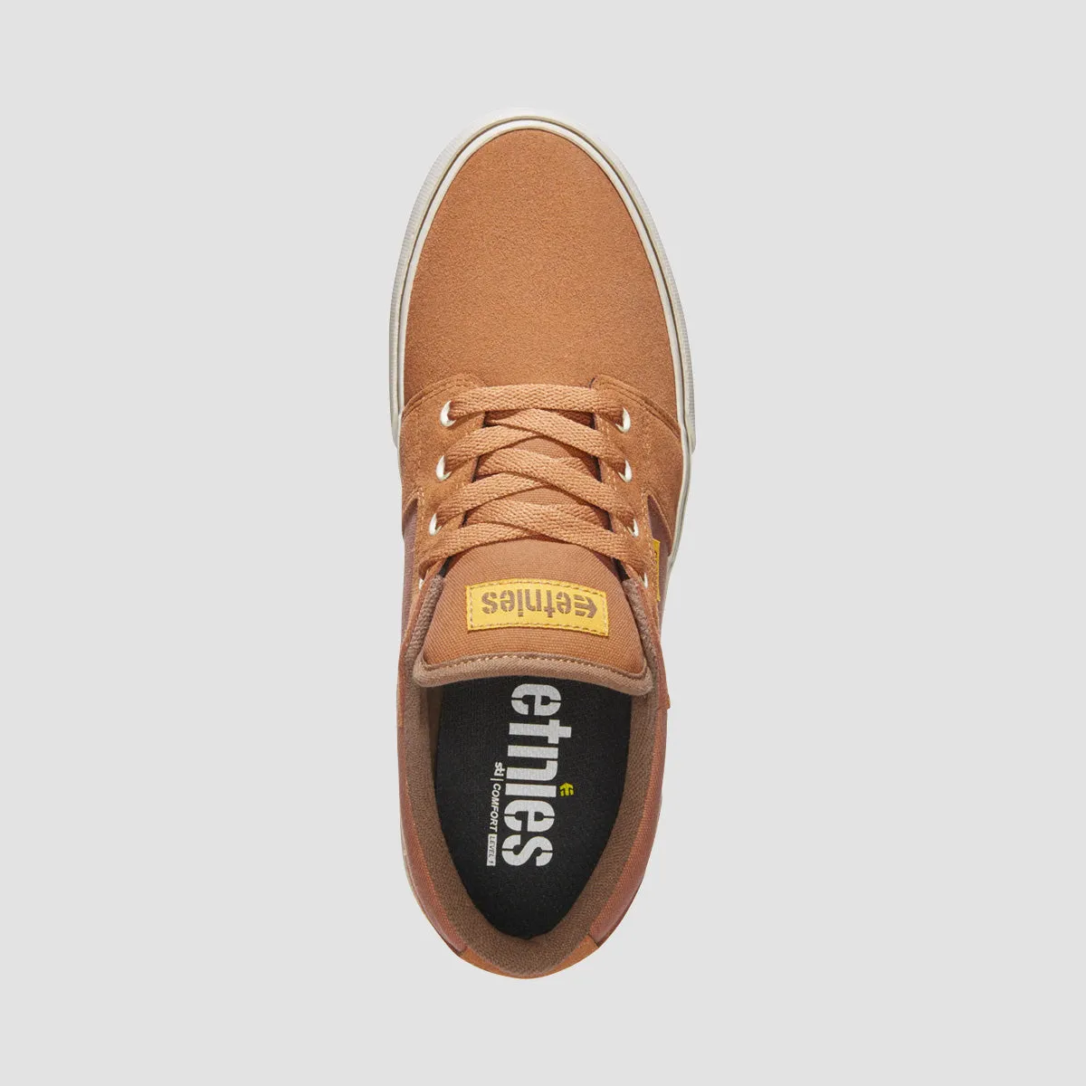 Etnies Barge LS Shoes - Brown/Gold/Yellow