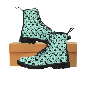 Fabulous Cats Women's Canvas Boots