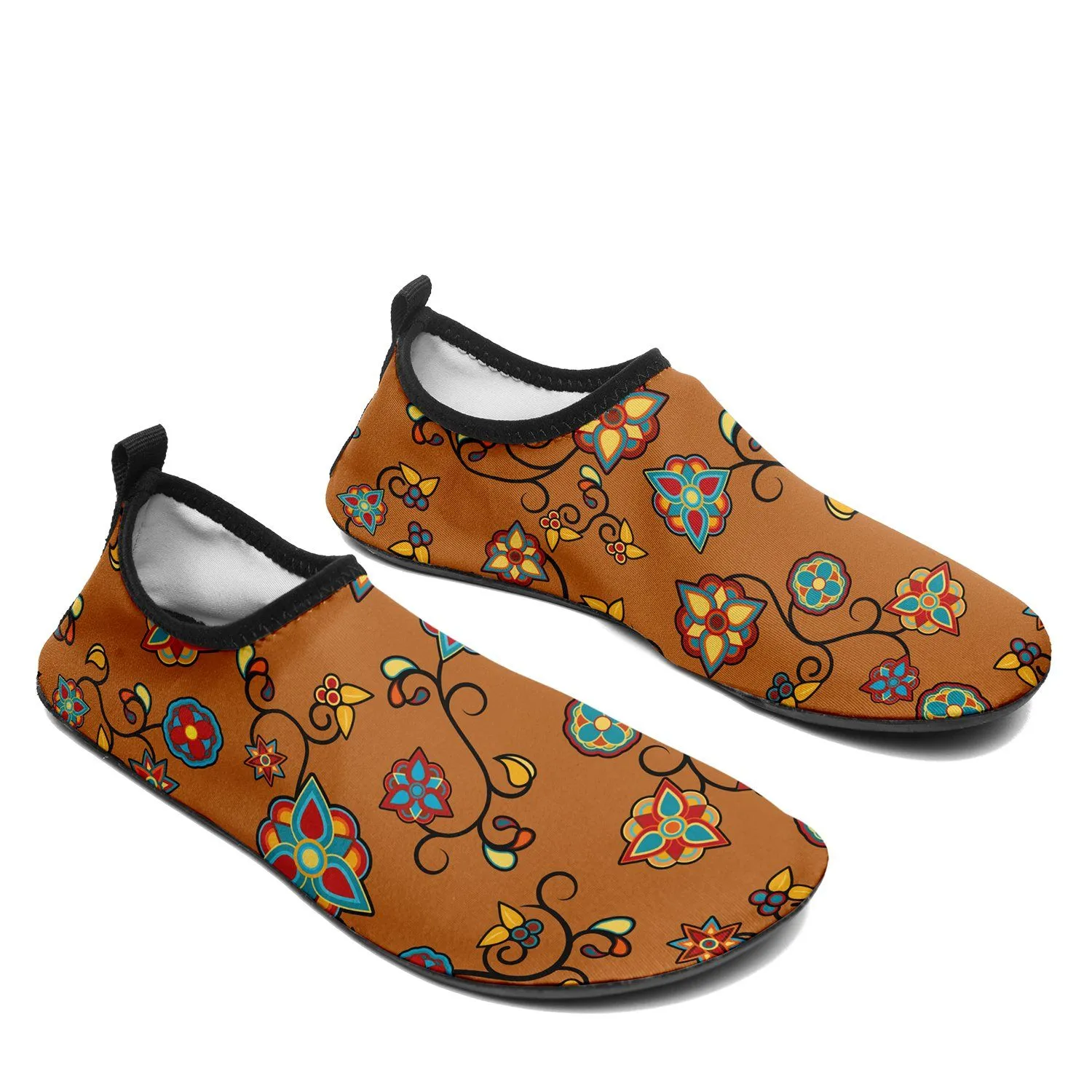 Fire Bloom Light Kid's Sockamoccs Slip On Shoes