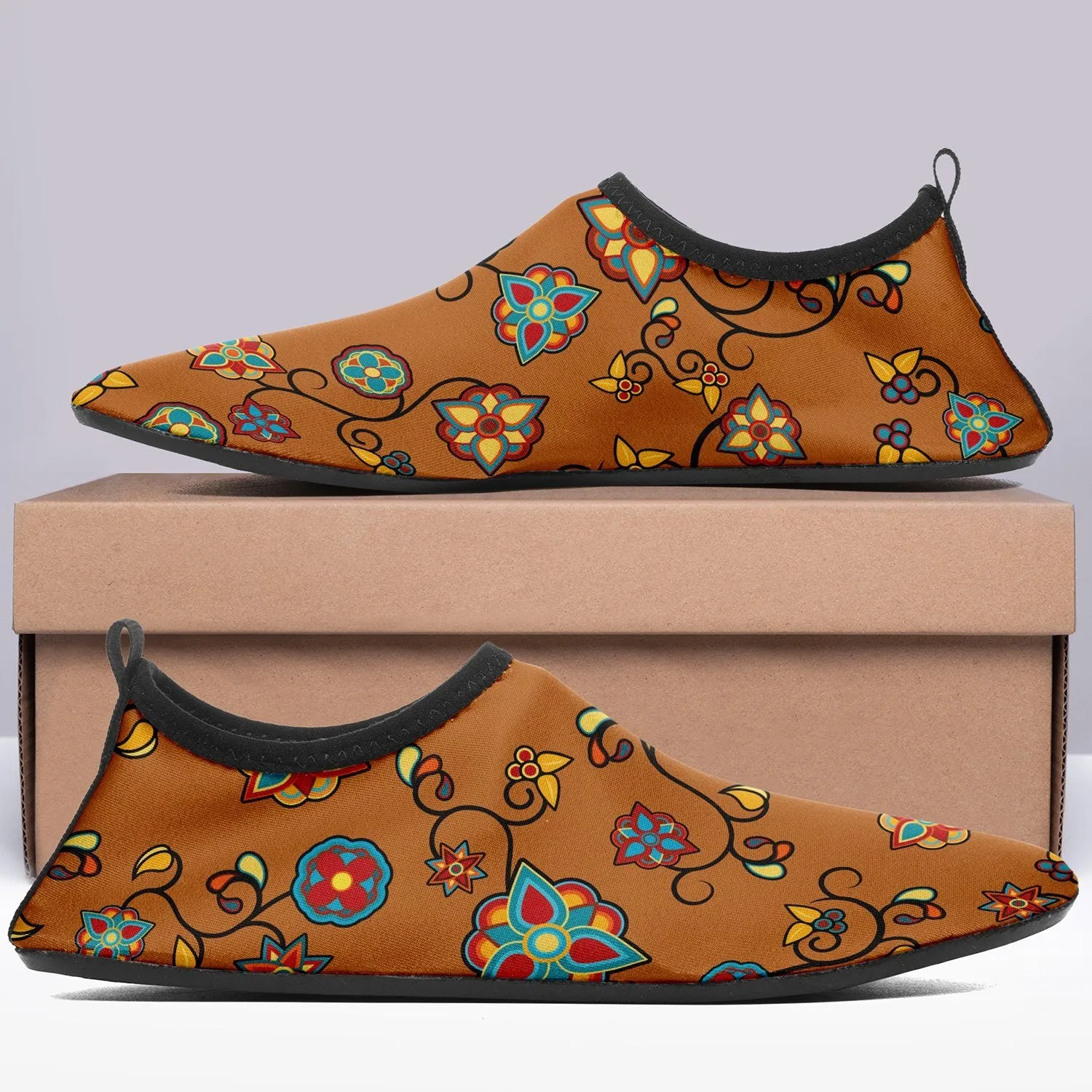 Fire Bloom Light Kid's Sockamoccs Slip On Shoes