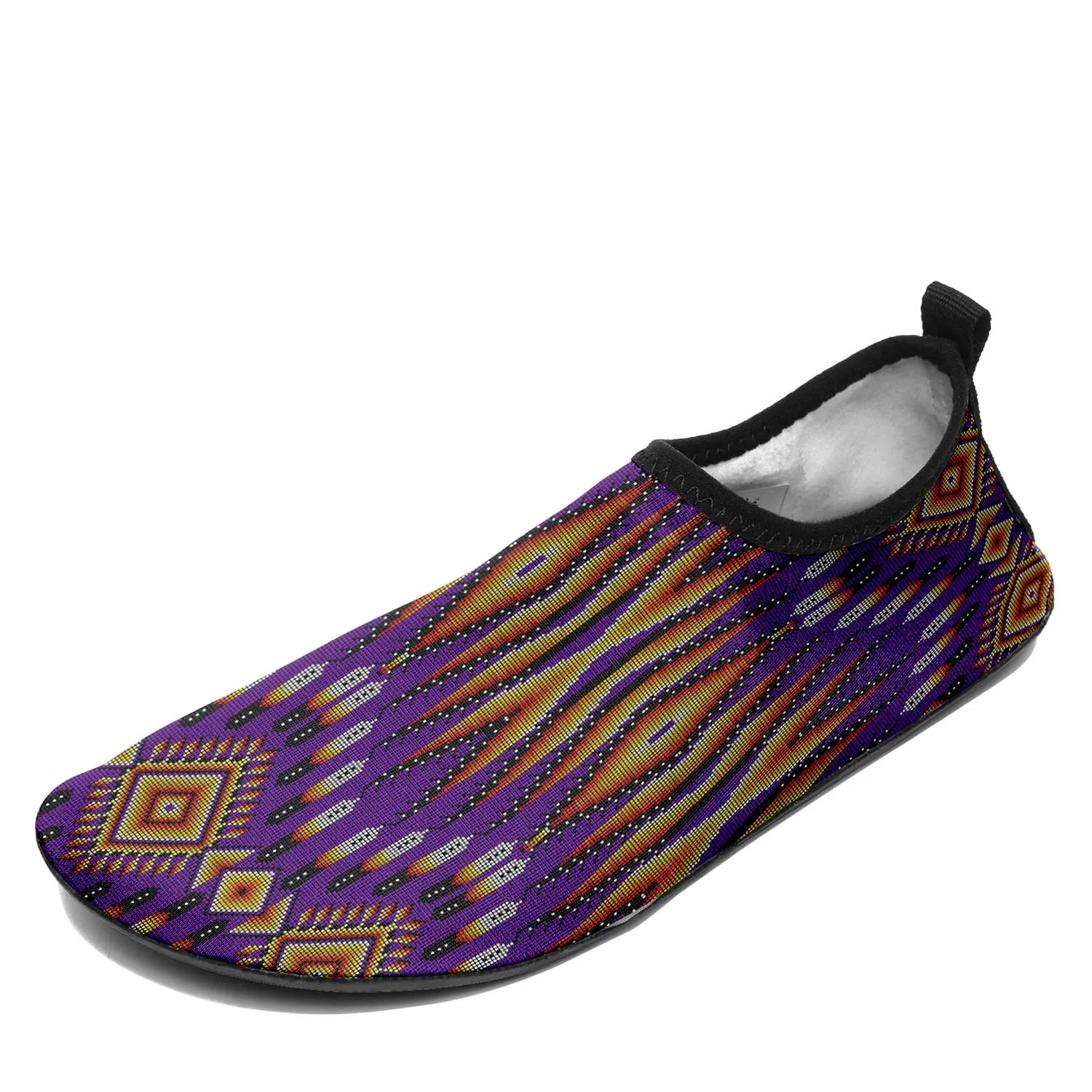 Fire Feather Purple Sockamoccs