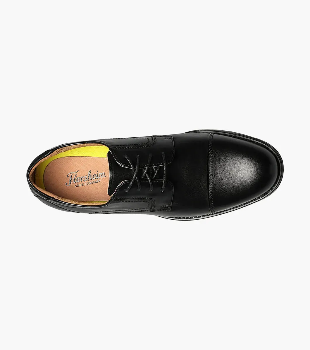 Florsheim Midtown Cap Toe Oxford - Black