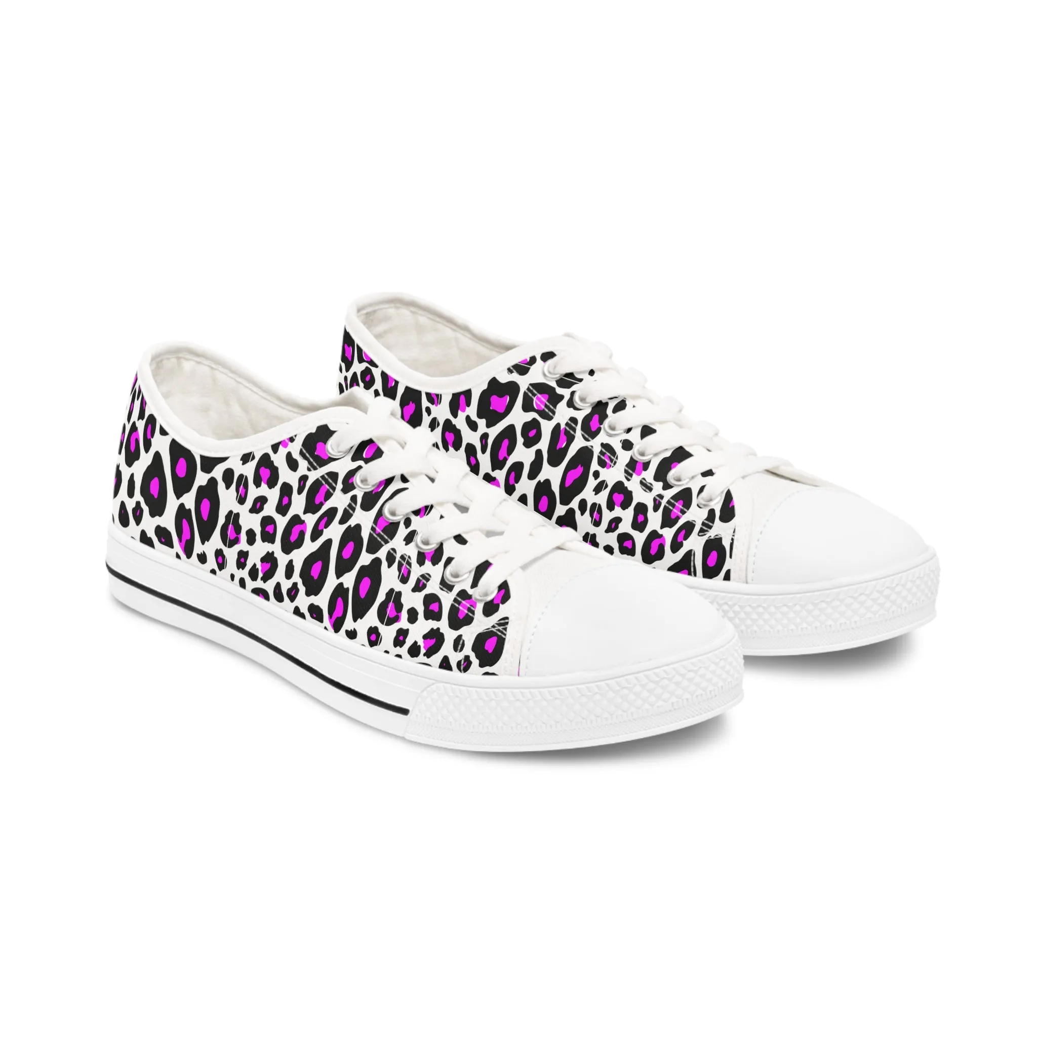 Fun Shoes | Black and Pink Leopard Print |