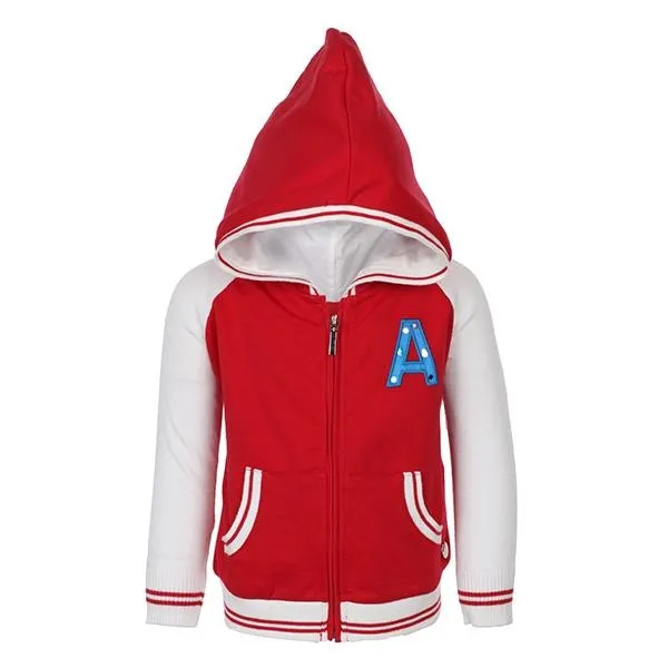 GIRLS HOODIE JACKET - RED