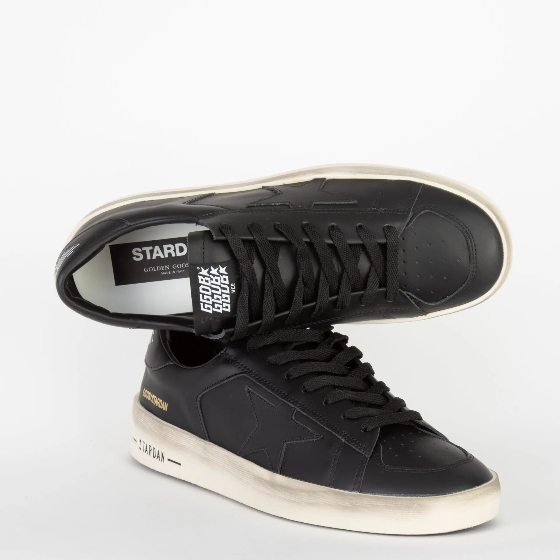 GOLDEN GOOSE SNEAKERS STARDAN BLACK