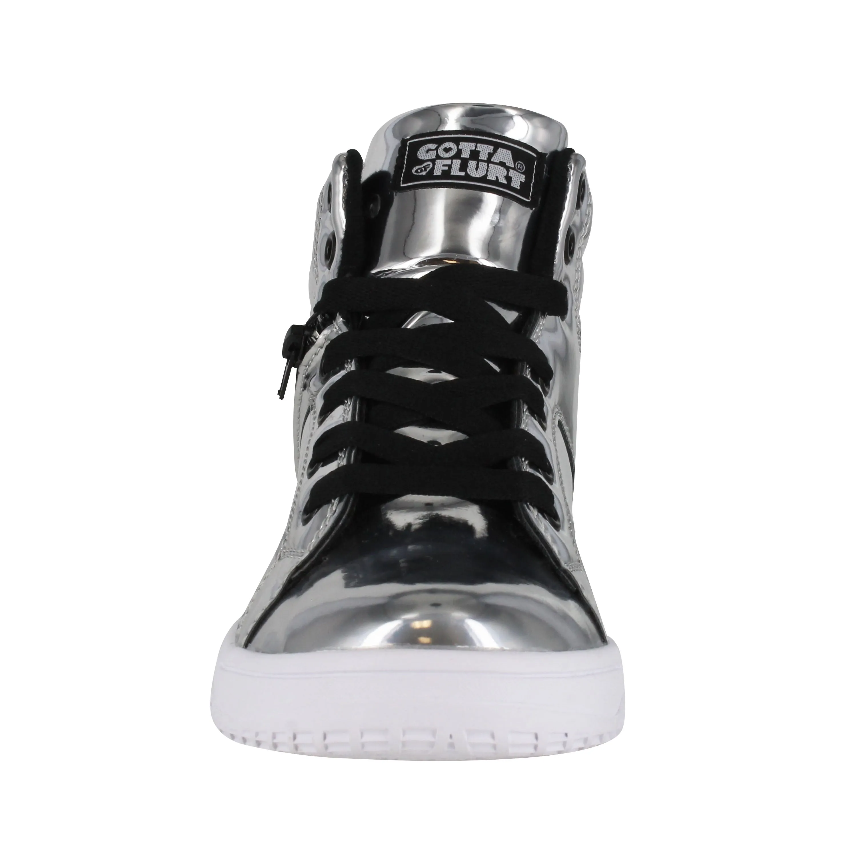 Gotta Flurt Women's Gamma II Silver Hip Hop Fashion Dance Sneaker