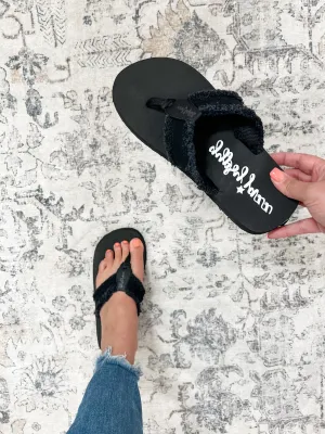 Gypsy Jazz Flip Flops (Black)