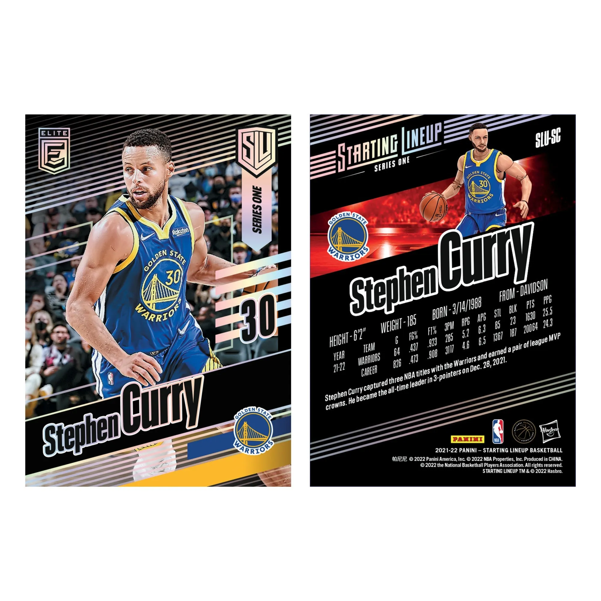 Hasbro Starting Lineup NBA Series 1 Stephen Curry Figure