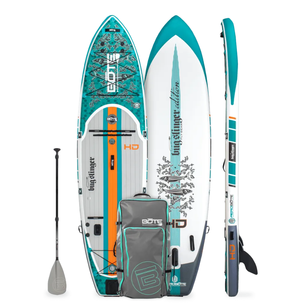 HD Aero 11′6″ Bug Slinger® Bonefish Inflatable Paddle Board Fishing Package