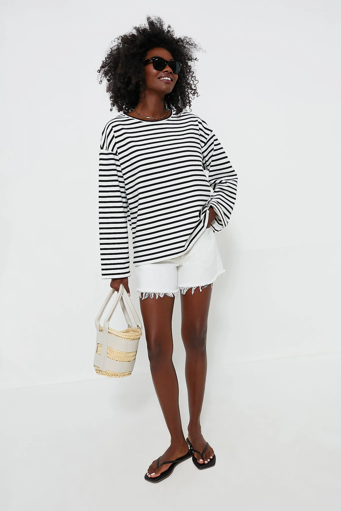 Heavyweight Jersey Breton Stripe Shirt