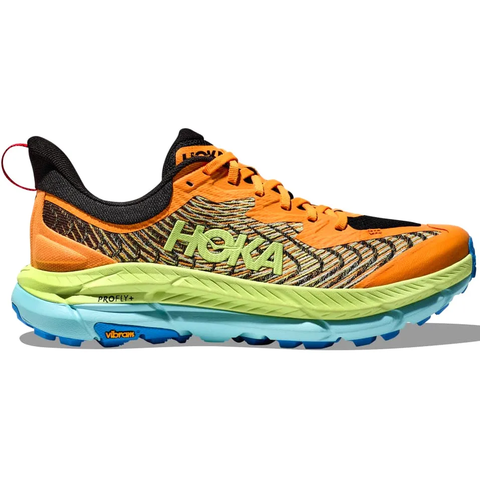 Hoka Men's Mafate Speed 4 Trail Running Shoes Solar Flare / Lettuce