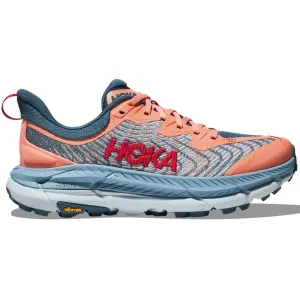 Hoka Women's Mafate Speed 4 Trail Running Shoes Papaya / Real Teal