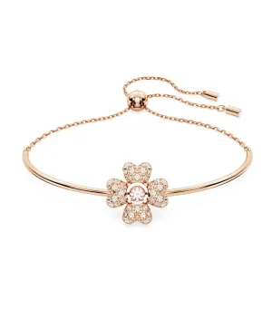 Idyllia Bracelet Clover White Rose Gold-Tone Plated