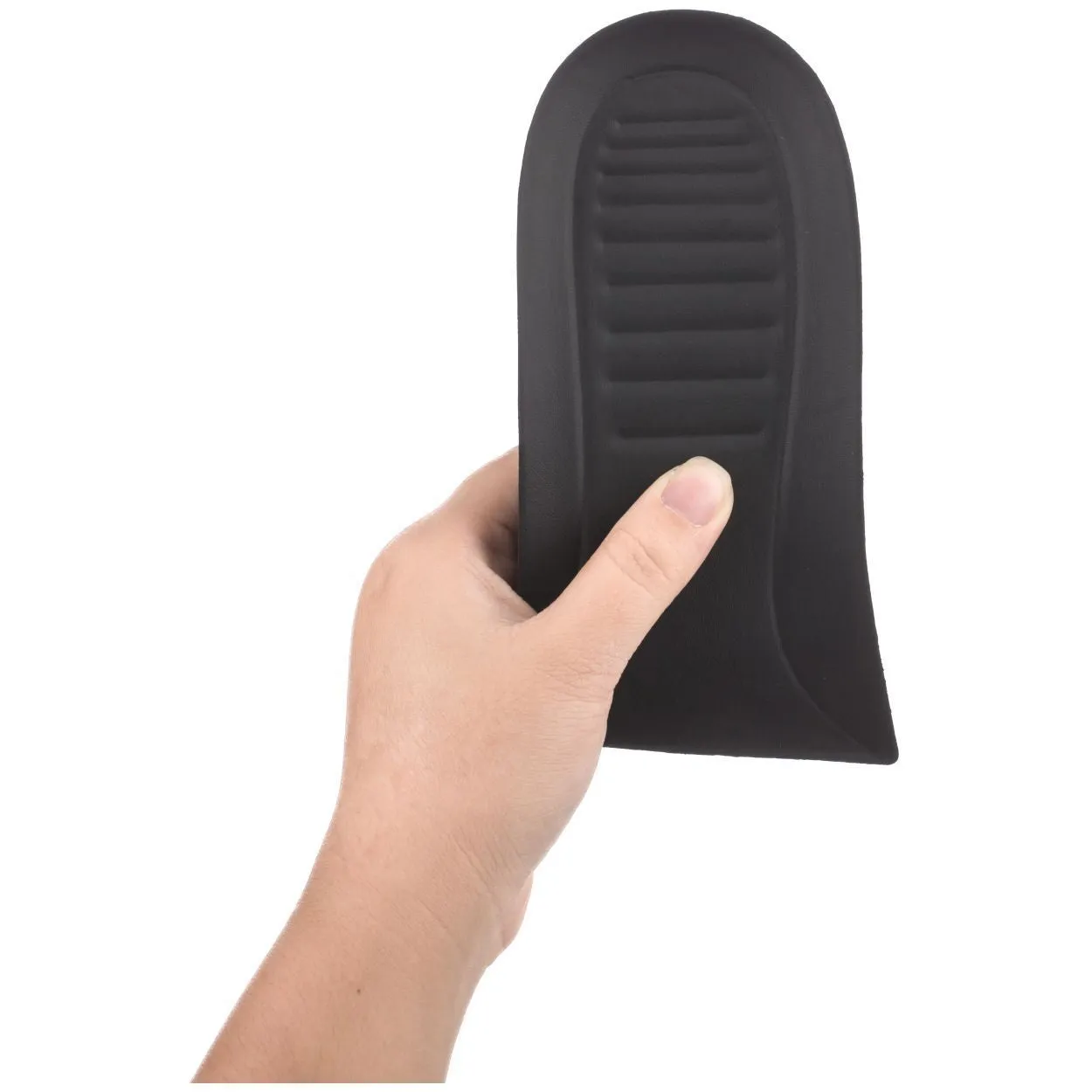 IK104 - Faux Leather Upper Half Elevator Shoe Insoles - 2.5 CM | 1 INCH Taller - One Size Fits All