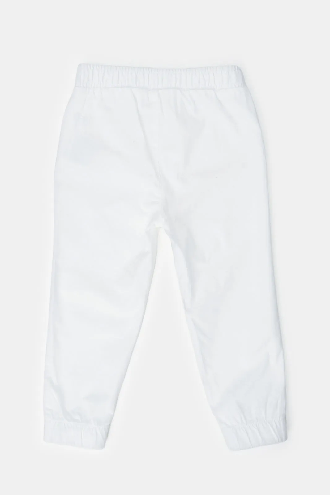 Infant Boys White Chino Trousers