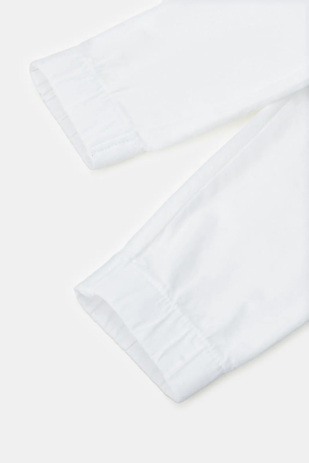 Infant Boys White Chino Trousers