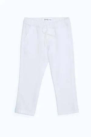 Infant Boys White Jogger Jean