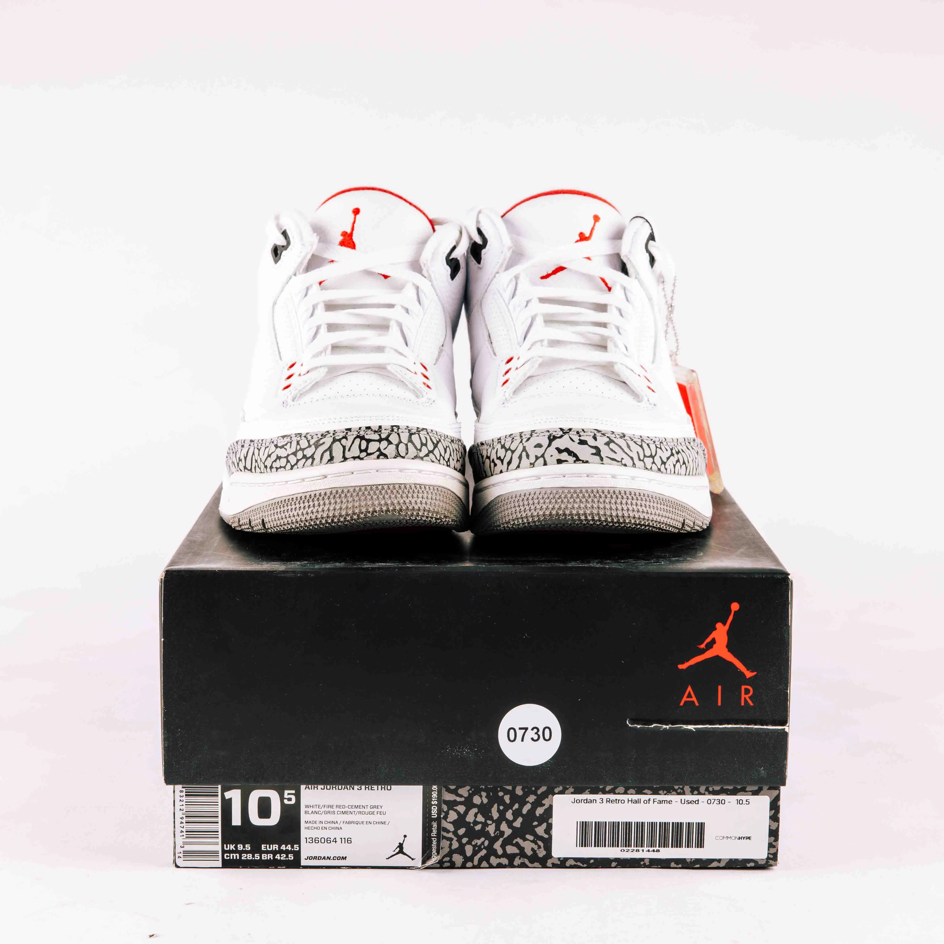 Jordan 3 Retro Hall of Fame - Used - 0730